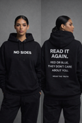 READ IT AGAIN. NO SIDES Hoodie